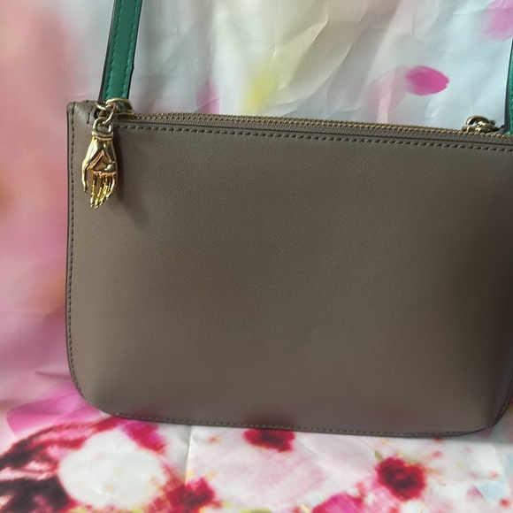 ALEXIS BITTAR - IN MY DREAMS POUCH CROSSBODY - SEA FOAM/TAUPE - Picture 6 of 12